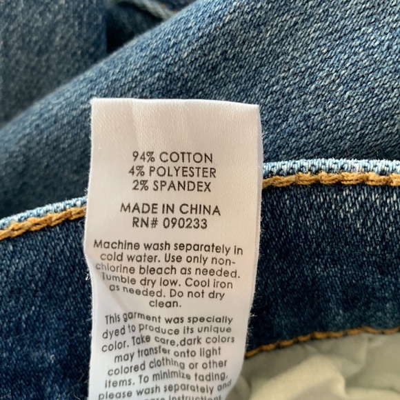 PacSun Knee Panel High Rise Jeans Jeggings, Size 28 - Picture 5 of 7